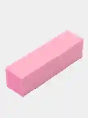 Розовый баф наждачный, для ногтей, четырёхсторонний