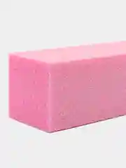 Розовый баф наждачный, для ногтей, четырёхсторонний