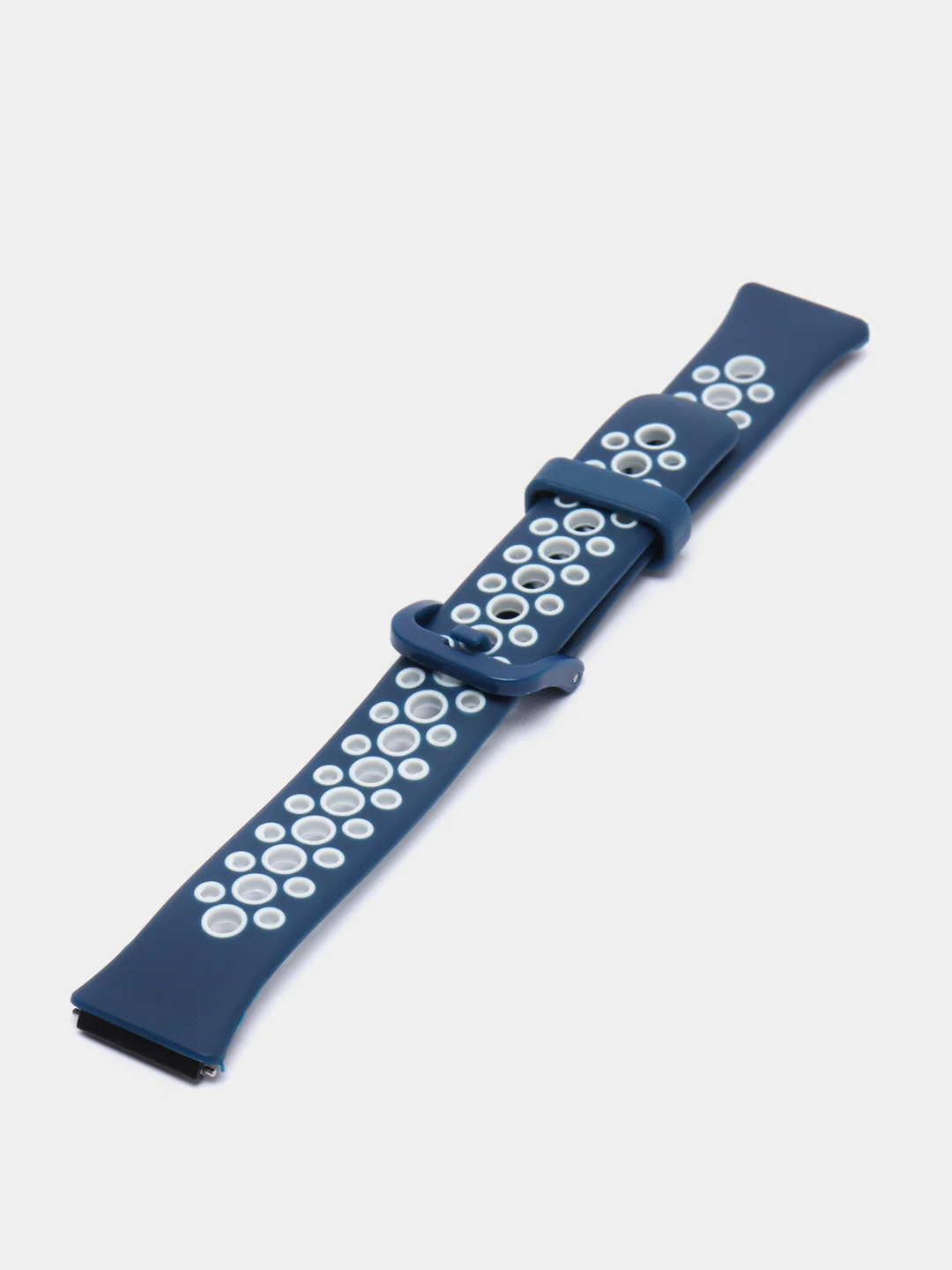 Синий меланж ремешок для Huawei / Honor band 7 силиконовый спортивный браслет