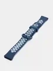 Синий меланж ремешок для Huawei / Honor band 7 силиконовый спортивный браслет