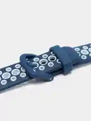 Синий меланж ремешок для Huawei / Honor band 7 силиконовый спортивный браслет