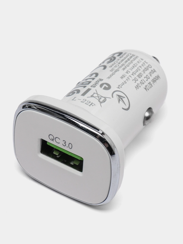USB зарядка в прикуриватель автомобиля 2.4A/ Быстрая зарядка