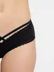 Черный трусы женские кружевные