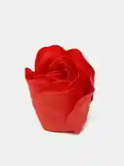 Красный мыльные розы "Сердце" в подарочной коробке с бантом: цветы, которые не завянут