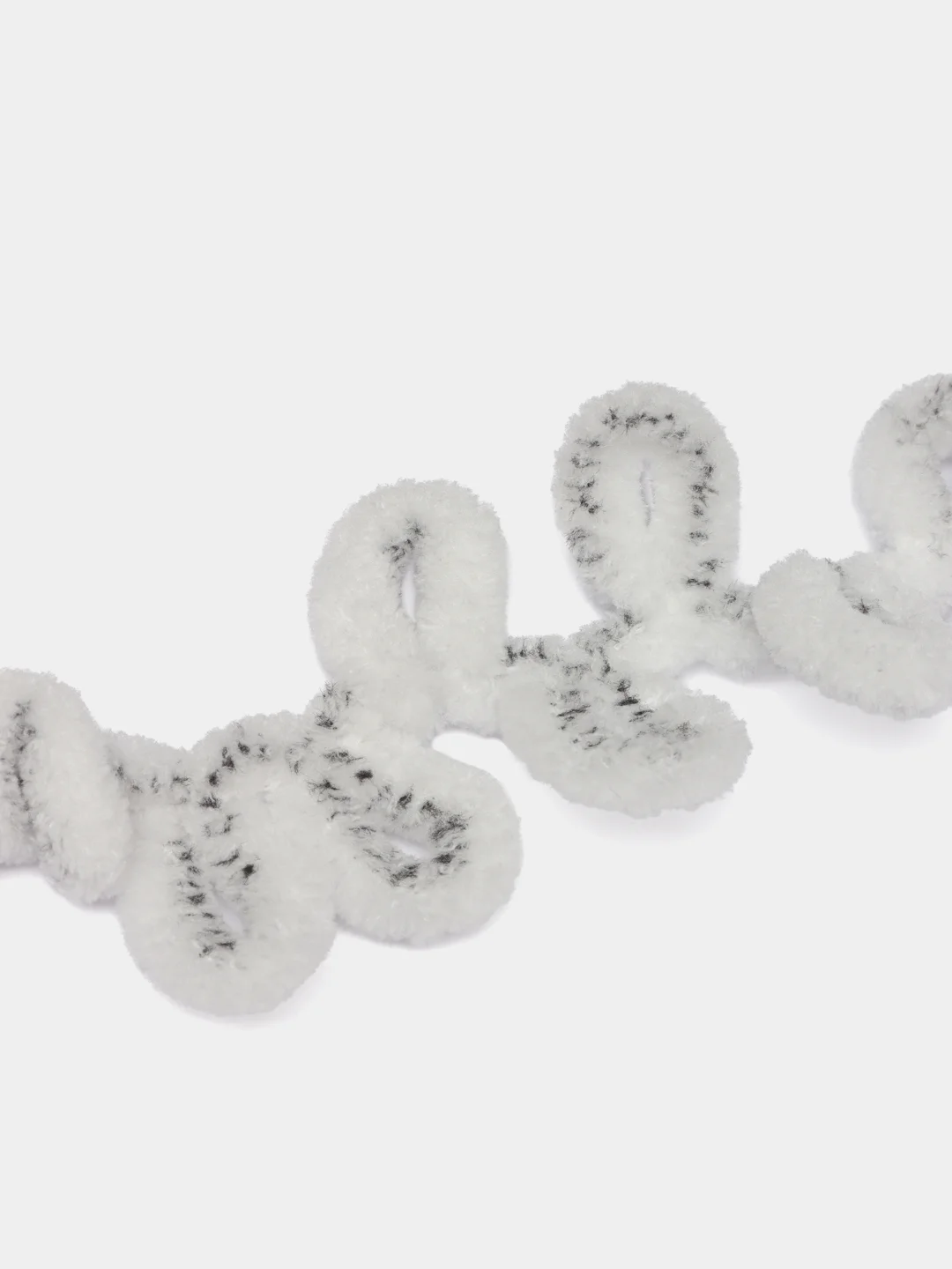 Серебряный пряжа Alize Puffy Fine, петельки маленькие, 100 г, 14 м