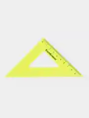 Угольник пластиковый ErichKrause Neon, 9см/45°, желтый, в флоупаке