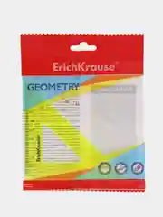 Угольник пластиковый ErichKrause Neon, 9см/45°, желтый, в флоупаке