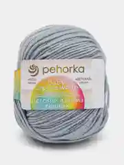Серый металлик пряжа Пехорка Детский каприз теплый
