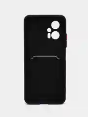 Черный чехол XIAOMI POCO X4 GT / REDMI NOTE 11T PRO  с отделением для пластиковой карты