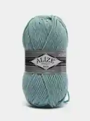 Бирюзовый пряжа Alize Superlana maxi(суперлана макси) 25% шерсть,75% акрил,100г/100м