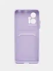 Лавандовый чехол XIAOMI POCO X4 GT / REDMI NOTE 11T PRO  с отделением для пластиковой карты