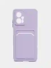 Лавандовый чехол XIAOMI POCO X4 GT / REDMI NOTE 11T PRO  с отделением для пластиковой карты