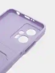 Лавандовый чехол XIAOMI POCO X4 GT / REDMI NOTE 11T PRO  с отделением для пластиковой карты