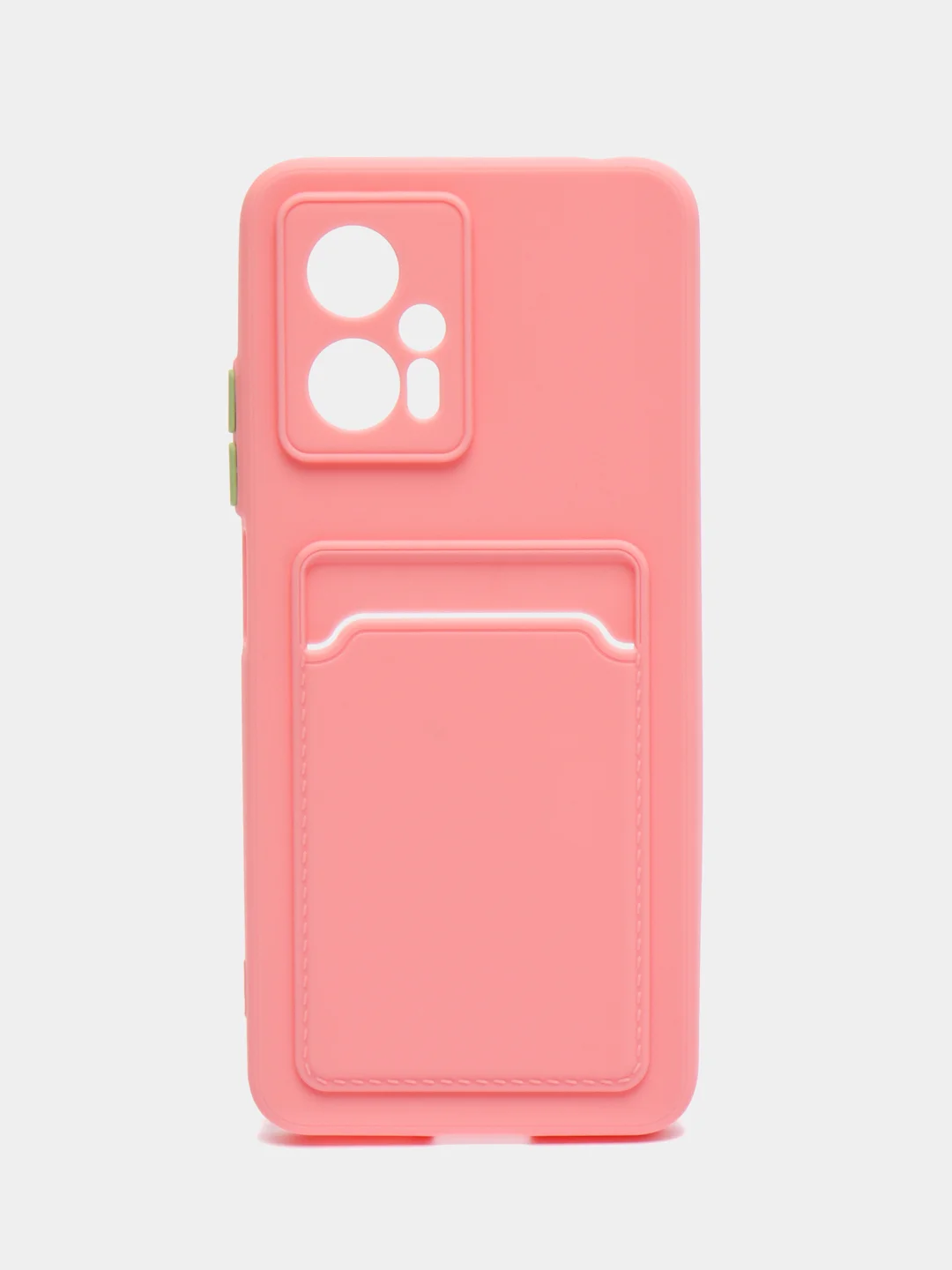 Розовый чехол XIAOMI POCO X4 GT / REDMI NOTE 11T PRO  с отделением для пластиковой карты