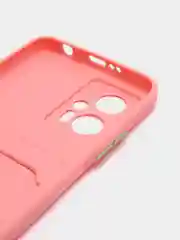 Розовый чехол XIAOMI POCO X4 GT / REDMI NOTE 11T PRO  с отделением для пластиковой карты