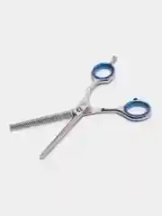 Синий ножницы парикмахерские филировочные 5.5", эргономичные, 38 зубцов, Misari 907
