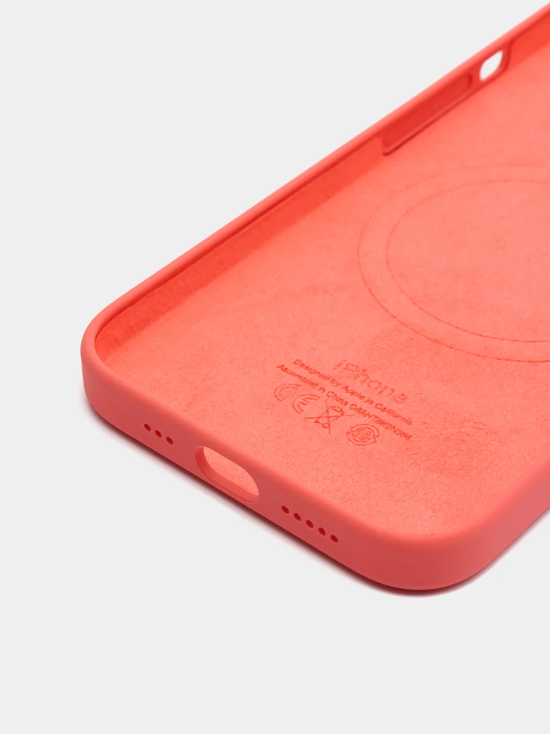 Коралловый чехол для Apple iPhone 13 Pro, Silicone Case MagSafe