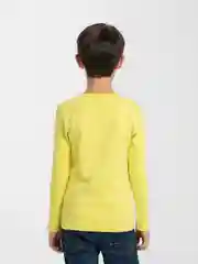 Желтый лонгслив, толстовка, для мальчика утепленный, 4-8 лет, 100% хлопок