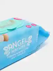 Голубой влажные салфетки детские Angel Nature 120 шт