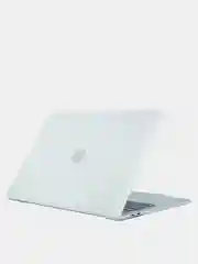 Белый чехол-накладка полупрозрачная для ноутбука Apple Macbook