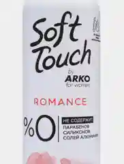 Алый дезодорант-антиперспирант Arko Soft Touch, женский, 200 мл