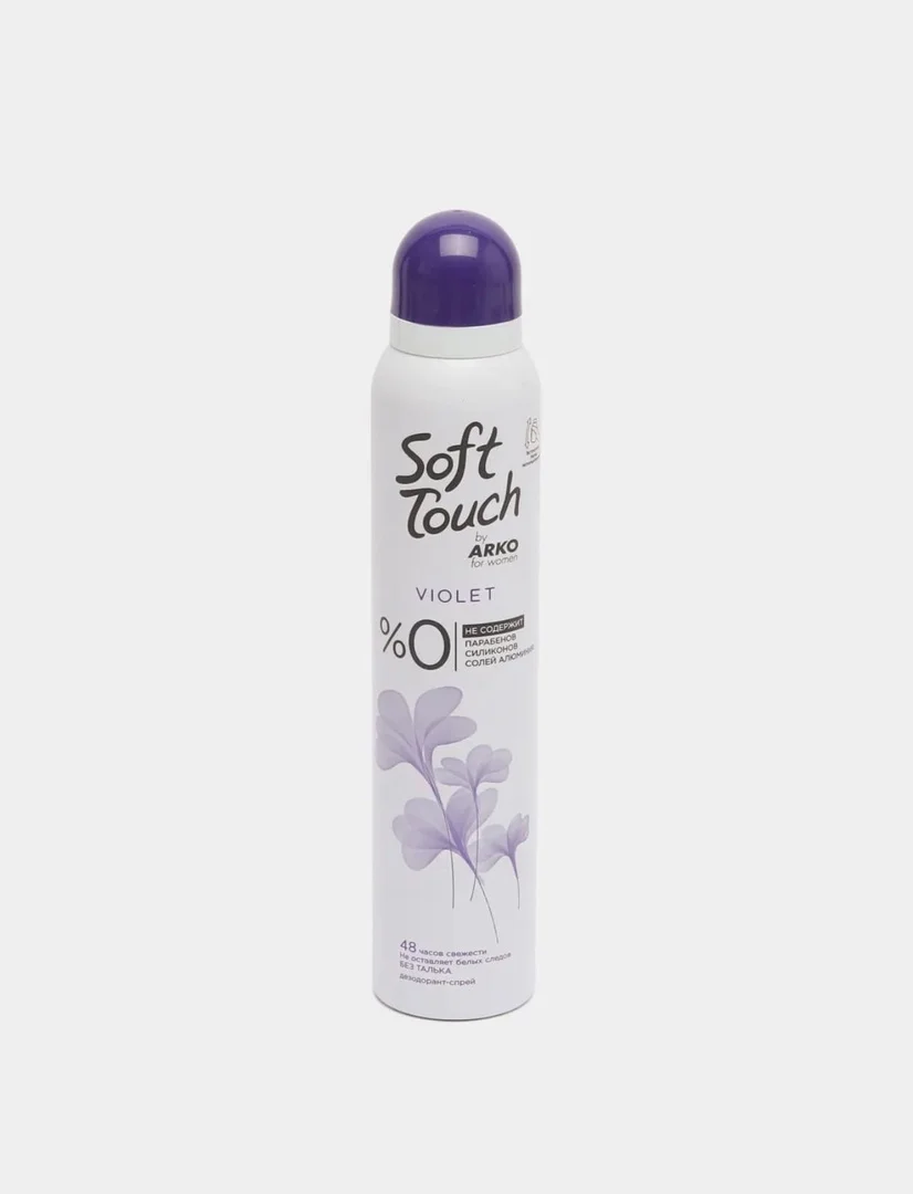 Алый дезодорант-антиперспирант Arko Soft Touch, женский, 200 мл