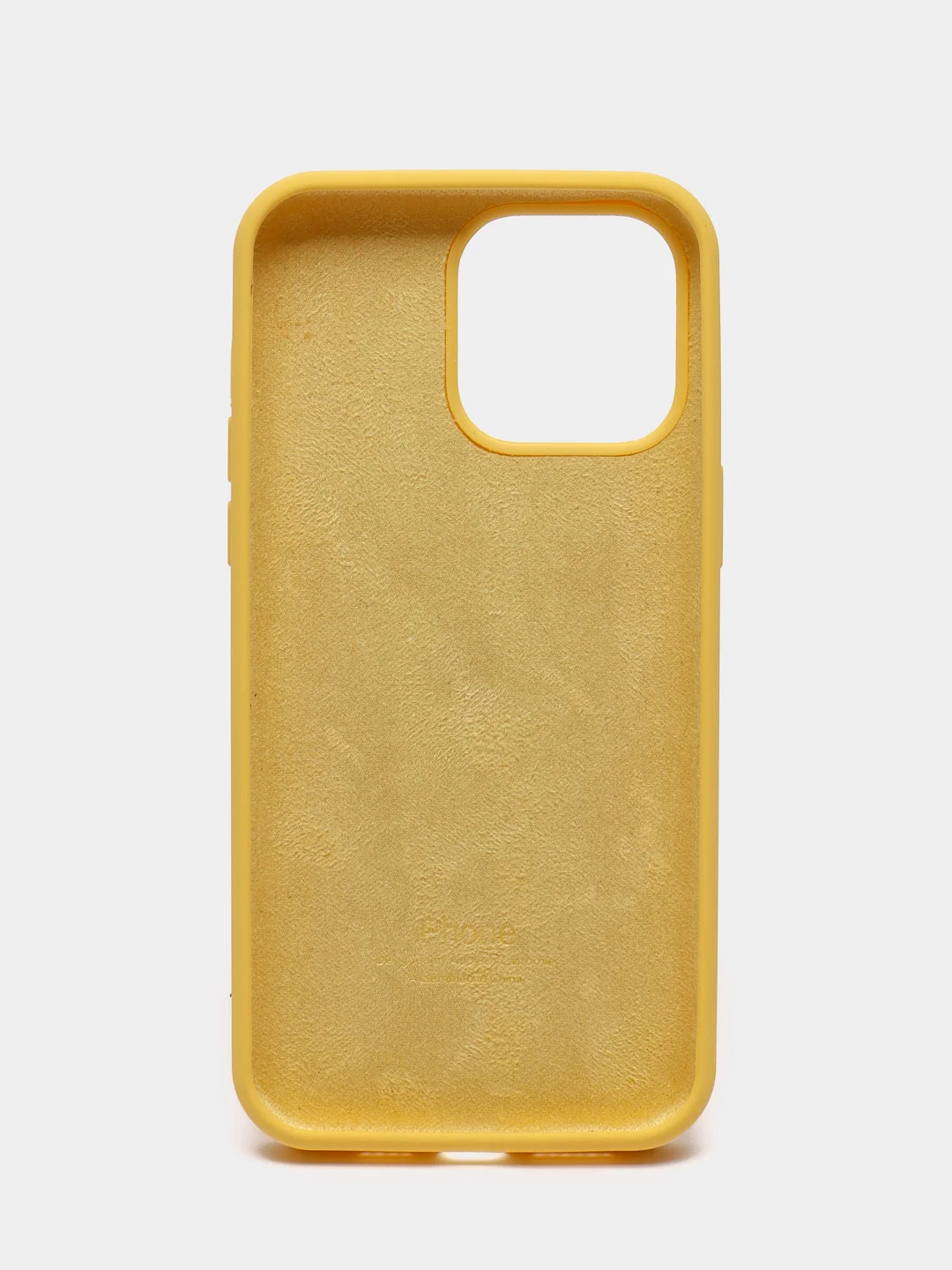 Желтый чехол Silicone Case для Apple iPhone 14 / 14Pro / 14Plus / 14ProMax