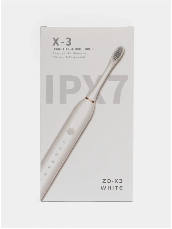 Электрическая зубная щетка SONIC TOOTHBRUSH X-3, звуковая, 6 режимов