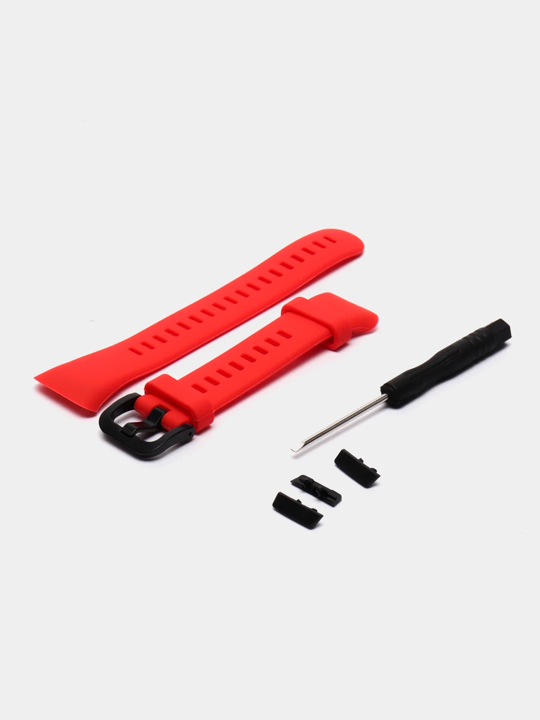Красный силиконовый ремешок для Huawei Band 6, Honor Band 6