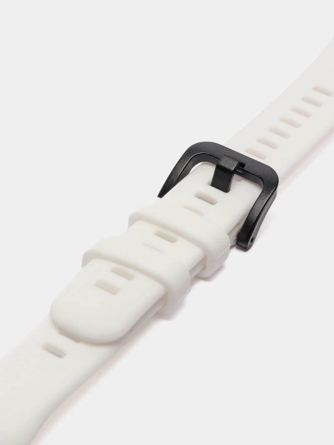 Белый силиконовый ремешок для Huawei Band 6, Honor Band 6