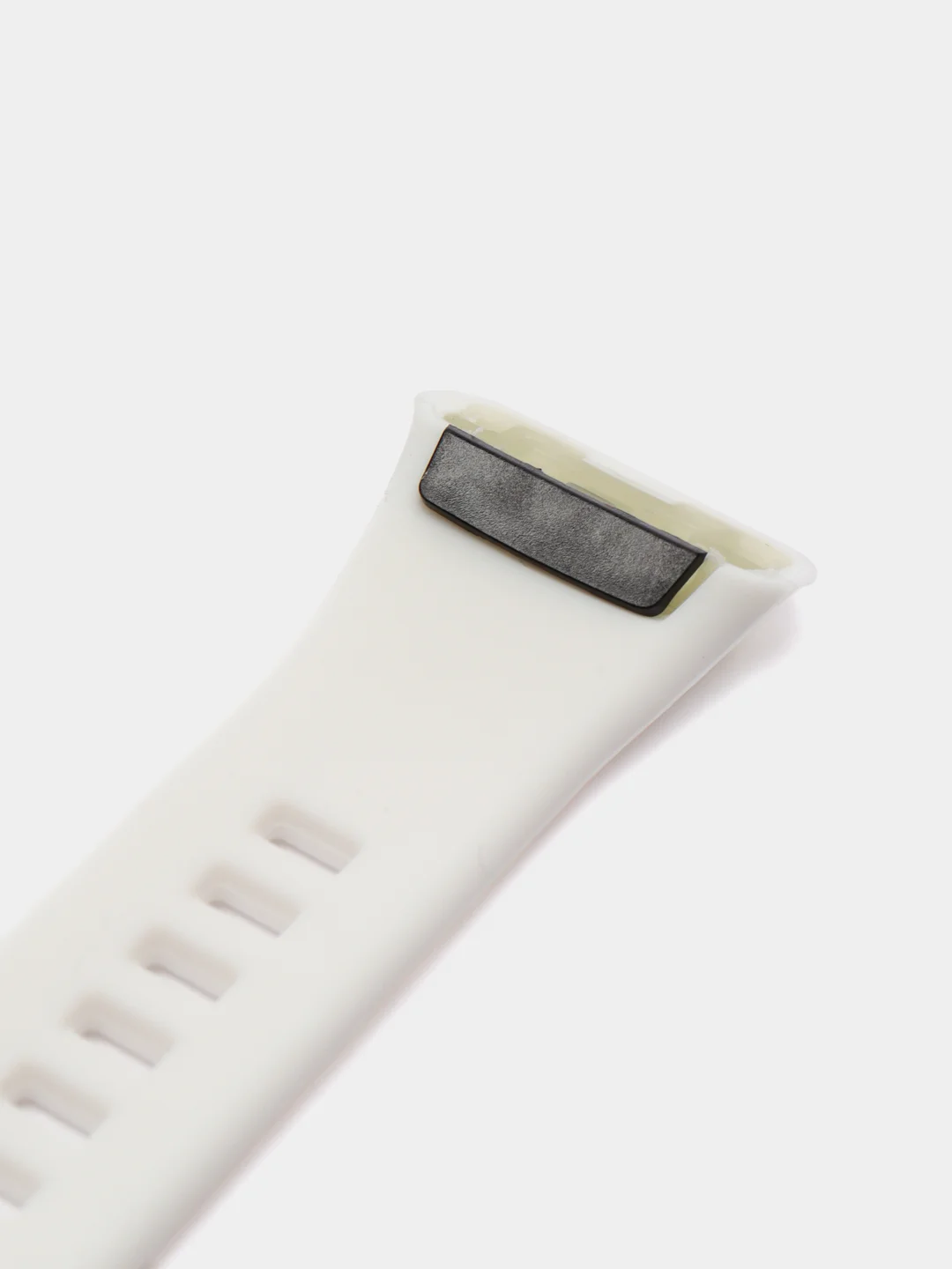 Белый силиконовый ремешок для Huawei Band 6, Honor Band 6