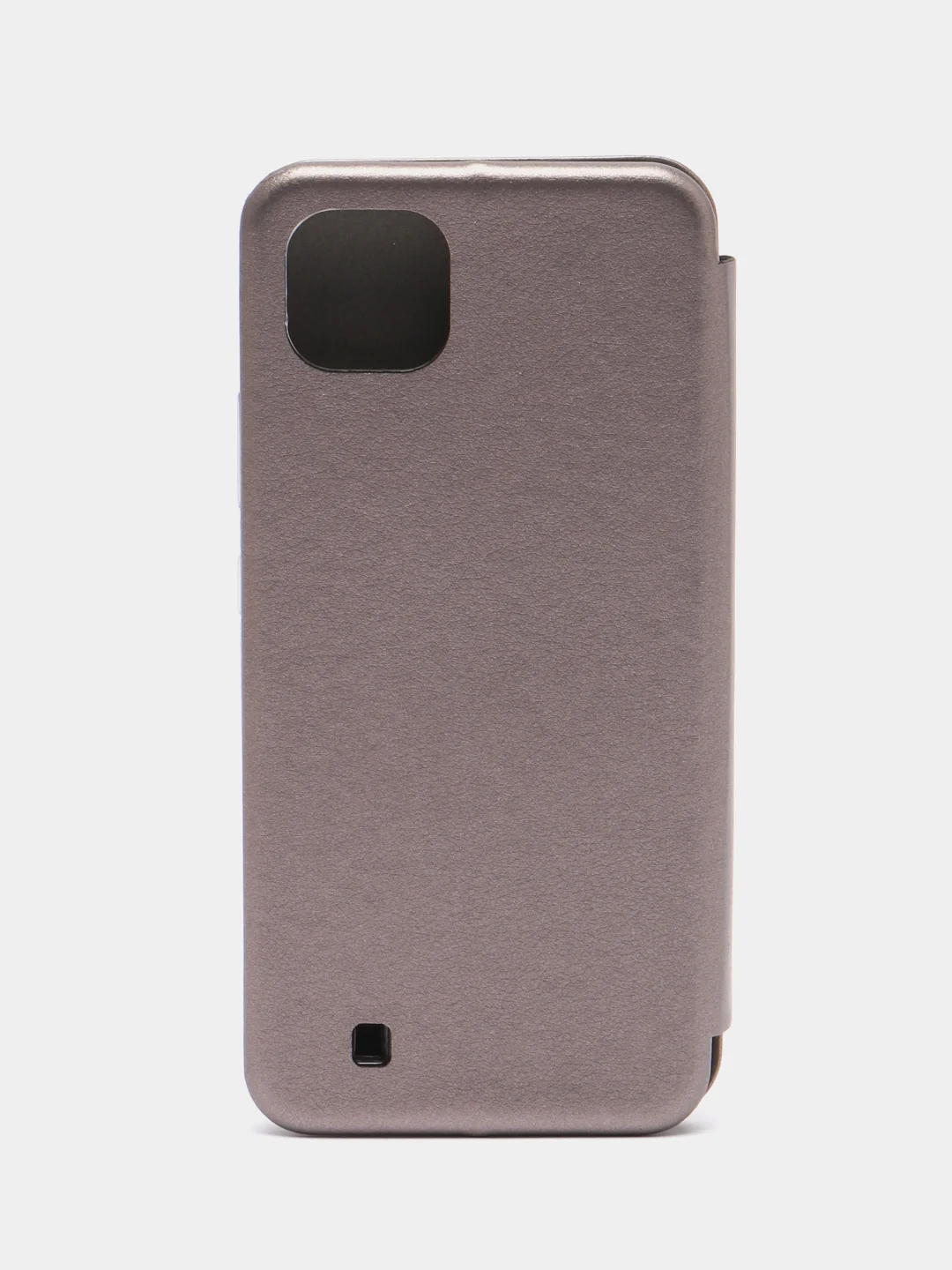 Серебряный чехол книжка Realme C20 / Realme C11 2021 Реалми С20 / С11 2021