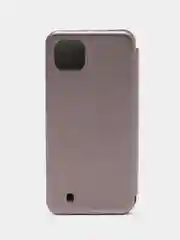 Серебряный чехол книжка Realme C20 / Realme C11 2021 Реалми С20 / С11 2021