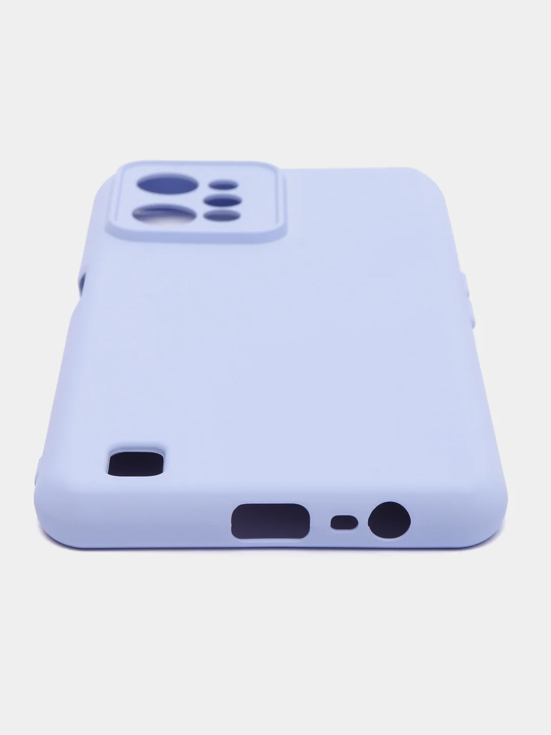Лавандовый чехол Silicone Cover для Realme C31 / Реалми С30 силиконовый