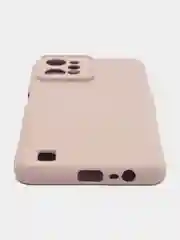 Бежевый меланж чехол Silicone Cover для Realme C31 / Реалми С30 силиконовый