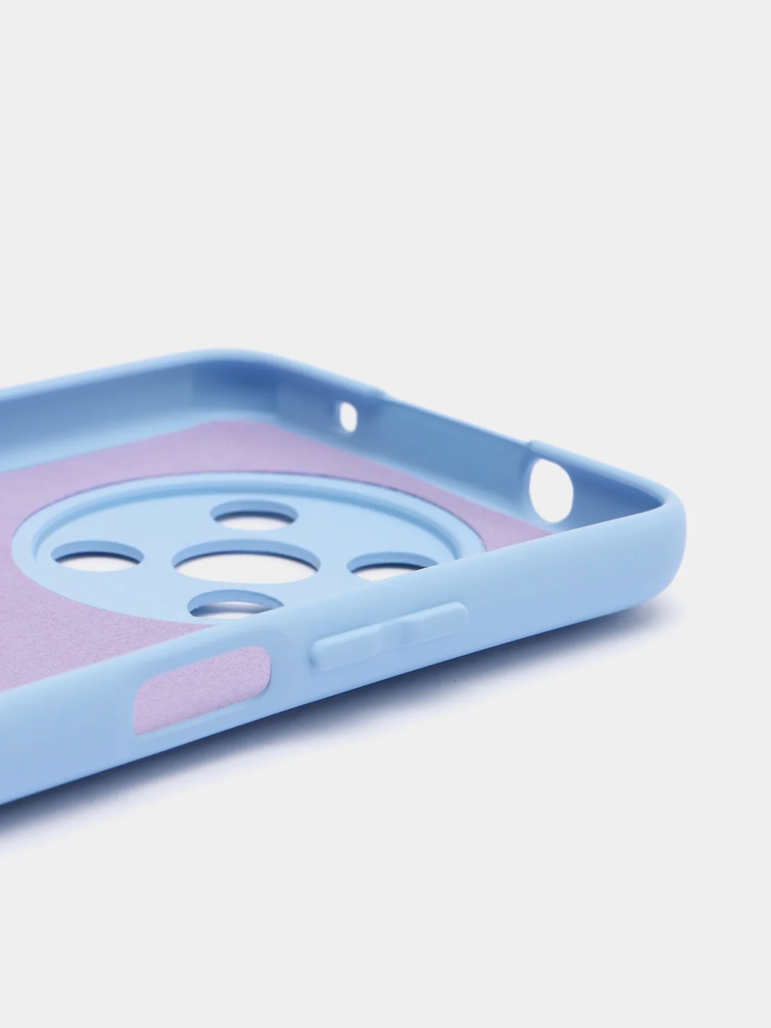 Небесно-голубой чехол Silicone Cover для Huawei Nova Y90, Хуавей Нова У90 силиконовый