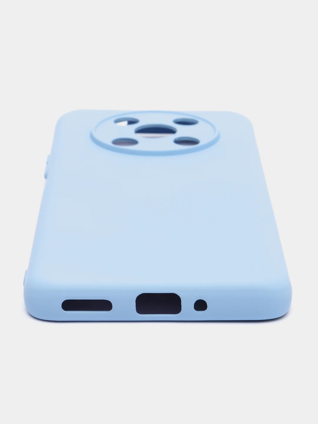 Небесно-голубой чехол Silicone Cover для Huawei Nova Y90, Хуавей Нова У90 силиконовый