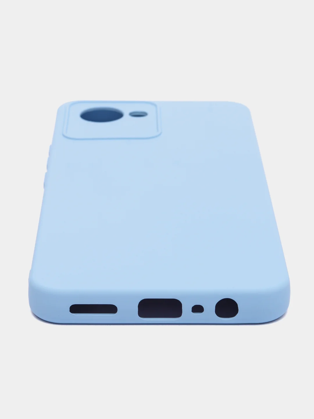 Небесно-голубой чехол Silicone Cover для Realme C30 C30s Narzo 50i Prime Реалми С30 С30С Нарзо силиконовый
