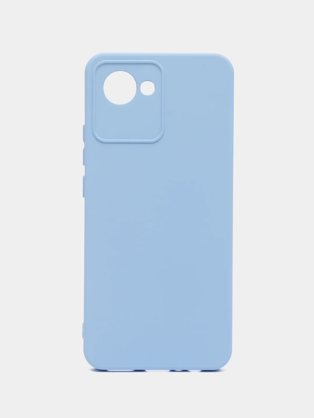 Небесно-голубой чехол Silicone Cover для Realme C30 C30s Narzo 50i Prime Реалми С30 С30С Нарзо силиконовый