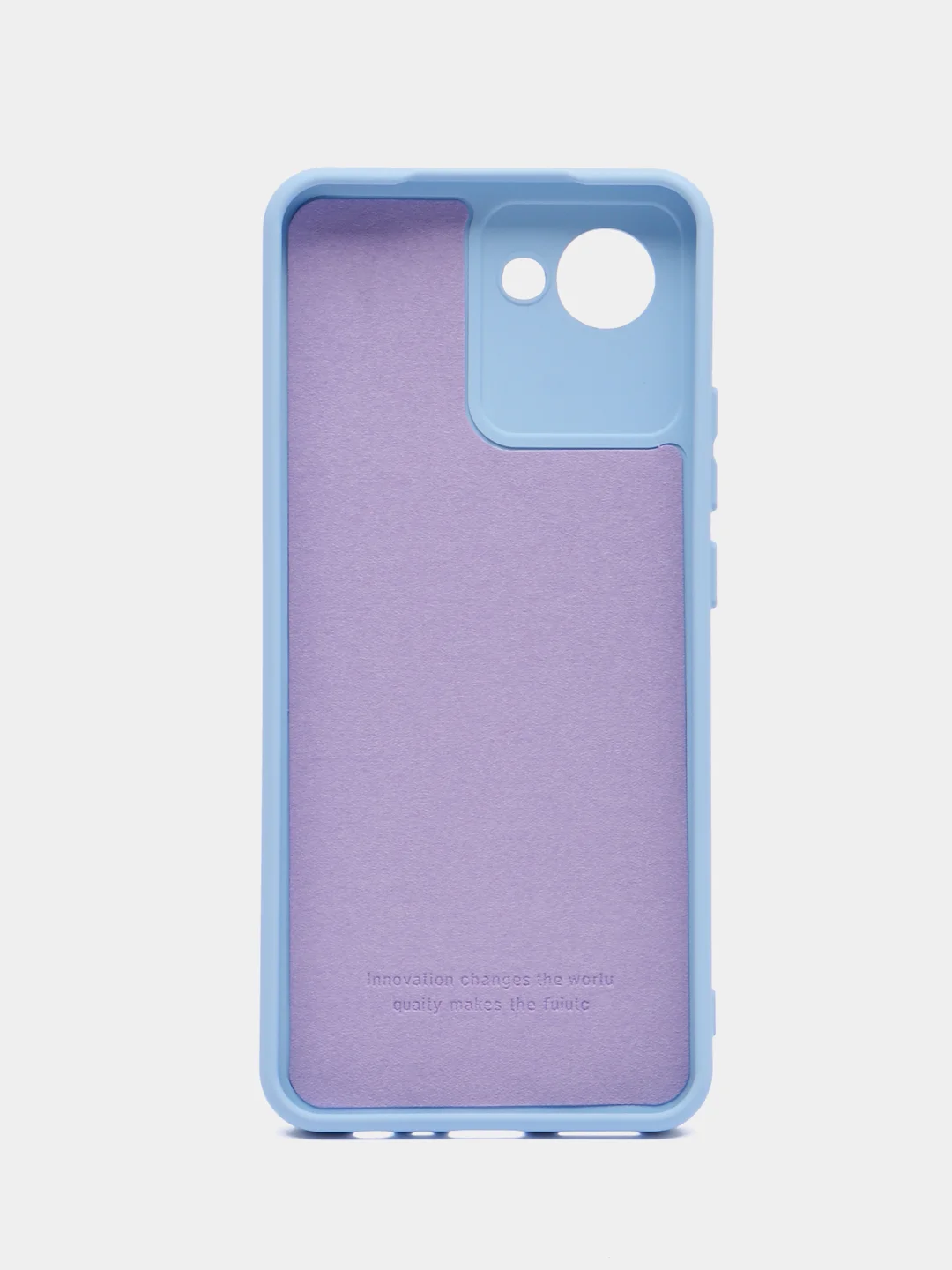 Небесно-голубой чехол Silicone Cover для Realme C30 C30s Narzo 50i Prime Реалми С30 С30С Нарзо силиконовый