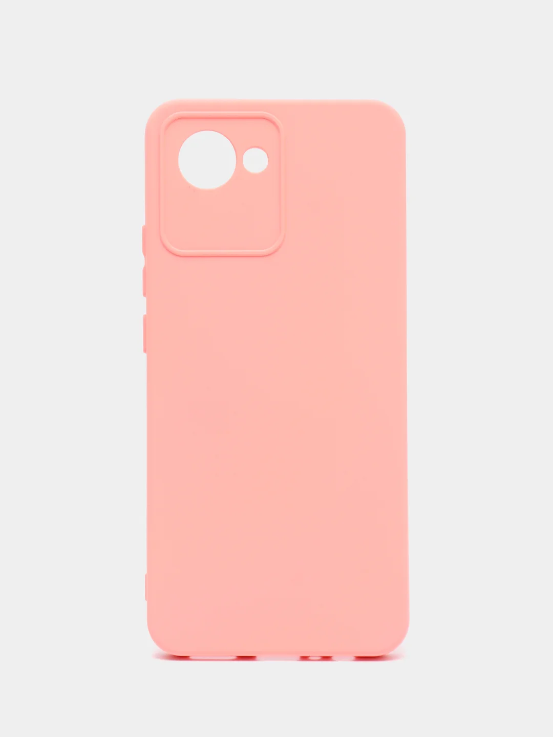 Розовый чехол Silicone Cover для Realme C30 C30s Narzo 50i Prime Реалми С30 С30С Нарзо силиконовый