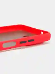 Красный чехол Huawei Nova Y70, Хуавей Нова У70 пластиковый, матовый, с цветными кнопками