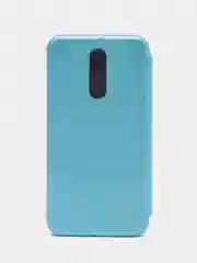 Голубой чехол книжка на Xiaomi Redmi 8, Сяоми Редми 8