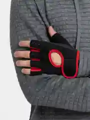 Красный перчатки спортивные для велосипеда и фитнеса
