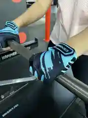 Голубой перчатки спортивные для фитнеса