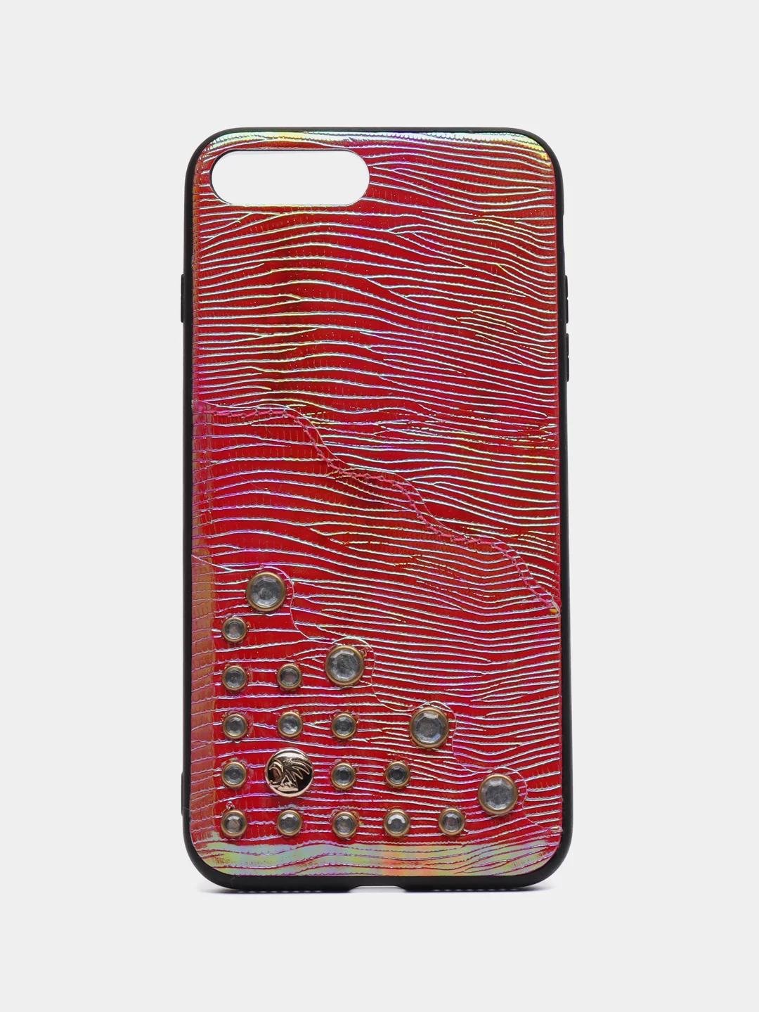 Фуксия чехол iPhone 6 / 6s / 7 / 8 / Se 2020 / 7 Plus / 8 Plus кожа,хамелеон,карман для карты