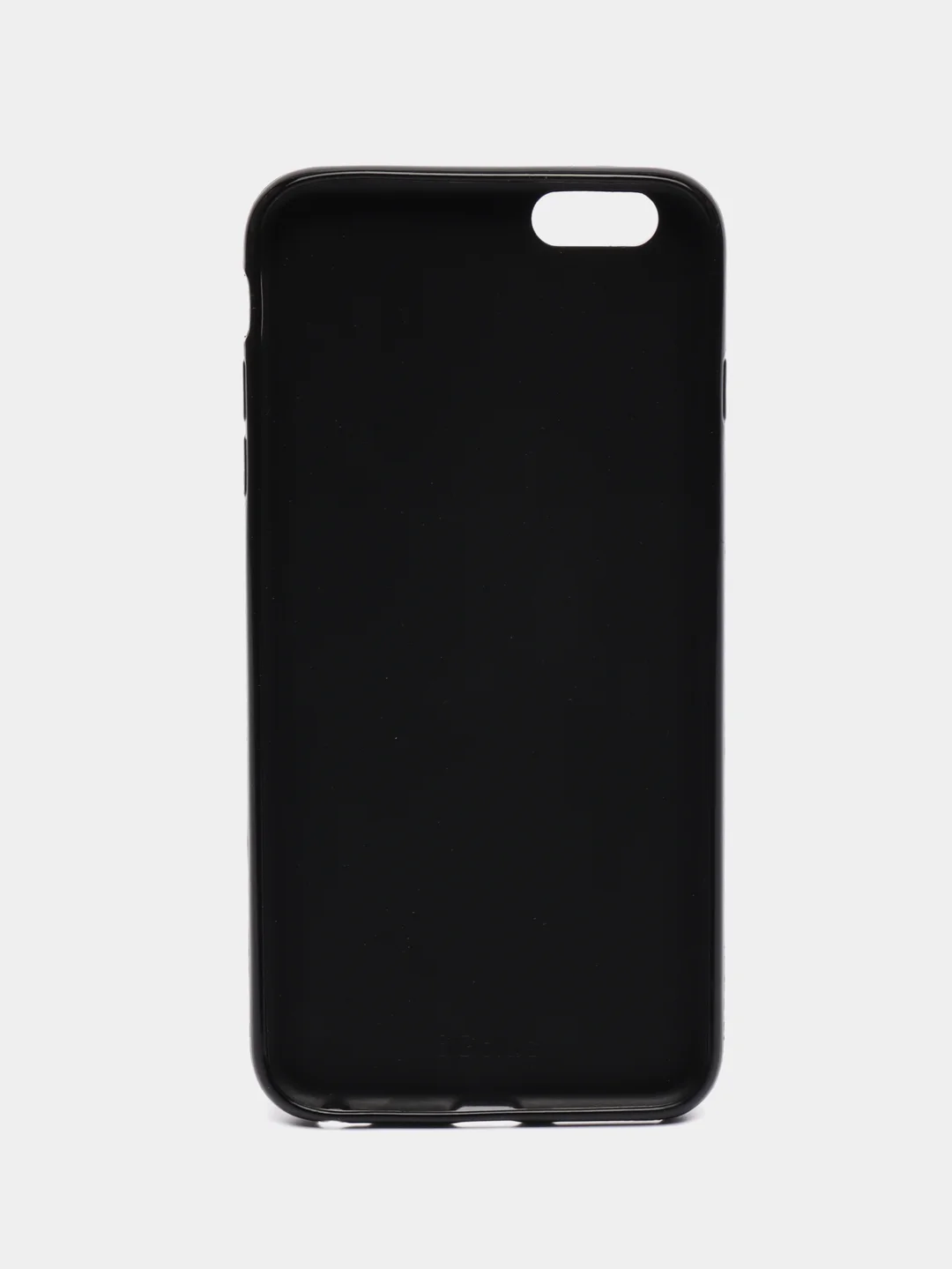 Черный силиконовый чехол iPhone 6 Plus с рисунком галография