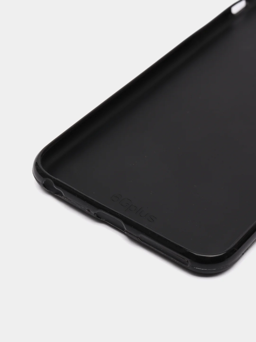 Черный силиконовый чехол iPhone 6 Plus с рисунком галография