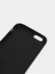 Черный силиконовый чехол iPhone 6 Plus с рисунком галография