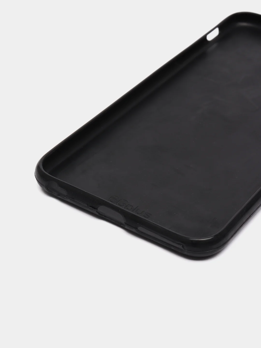 Голубой силиконовый чехол iPhone 6 Plus с рисунком галография